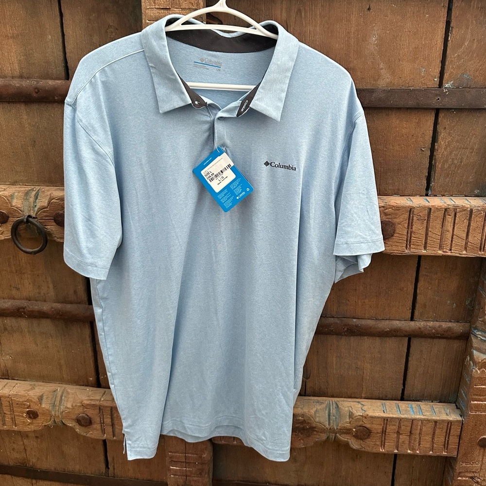 Columbia sports polo tee shirt